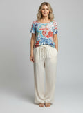 Allover Printed Graphic T-shirt