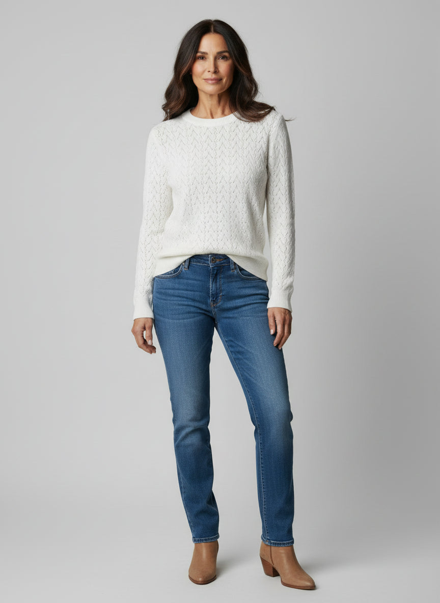 Classic Pointelle Jumper
