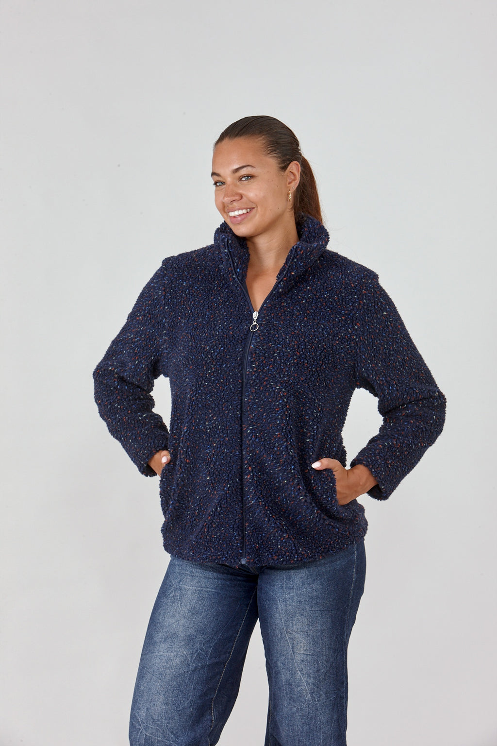 Speckle Teddy Coat