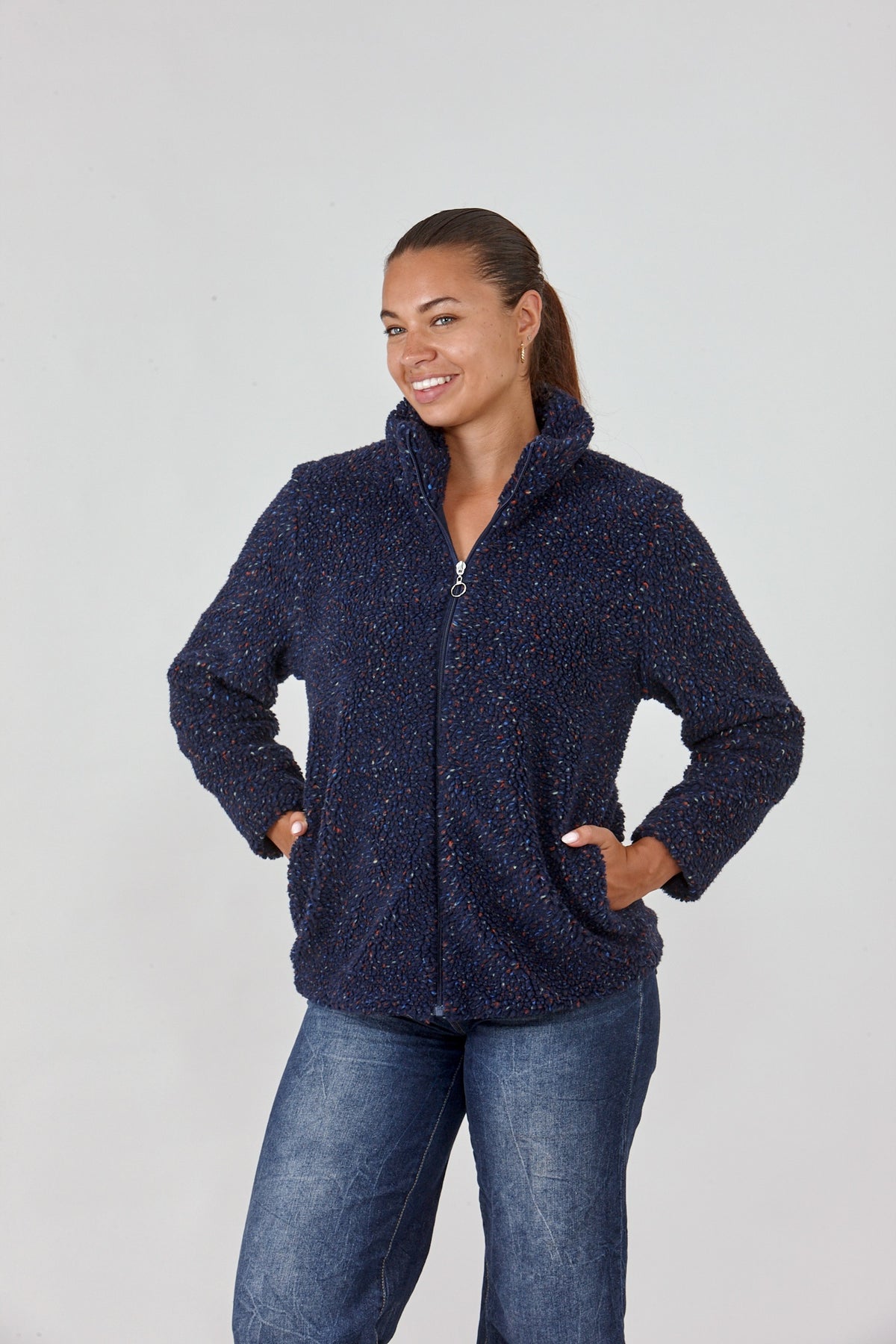 Speckle Teddy Coat