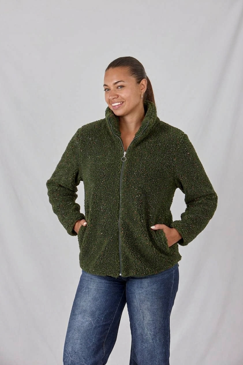 Speckle Teddy Coat