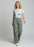 Allover Printed Watercolour Floral T-shirt